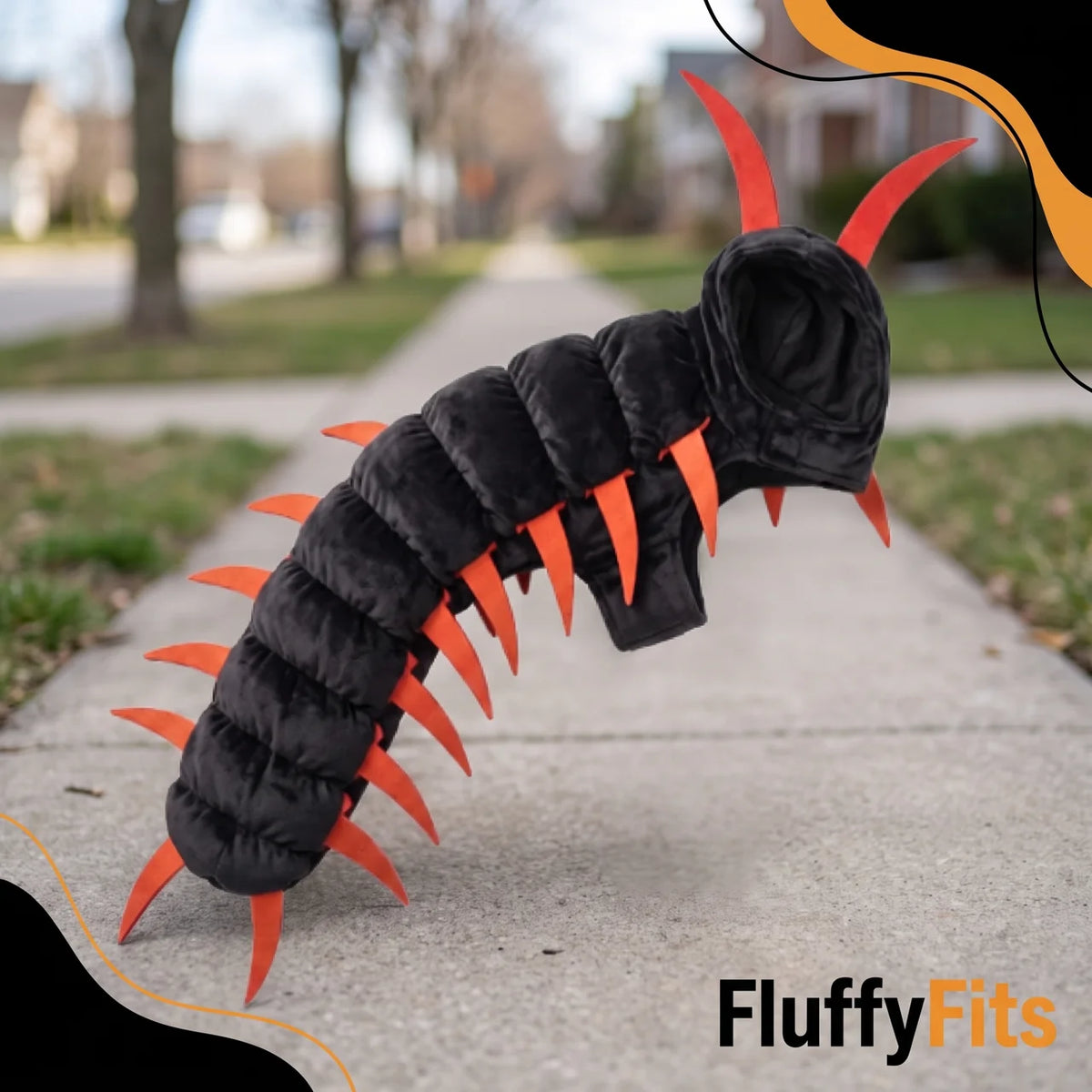 FluffyFit™ Cat Costume | Soft Plush Halloween Crawler, Easy On